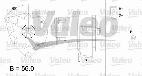 Valeo 436125 - Генератор vvparts.bg