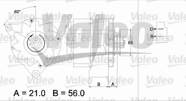 Valeo 436126 - Генератор vvparts.bg