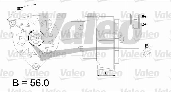 Valeo 436127 - Генератор vvparts.bg