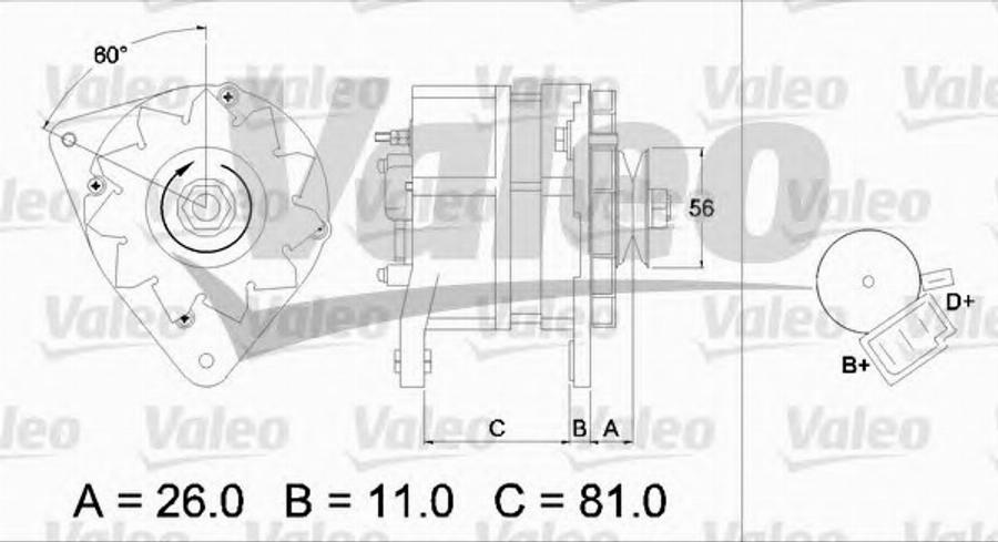 Valeo 436171 - Генератор vvparts.bg