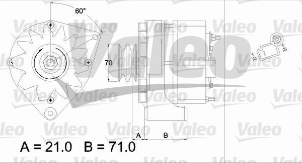 Valeo 436306 - Генератор vvparts.bg