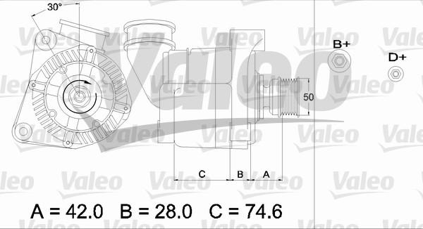 Valeo 436385 - Генератор vvparts.bg