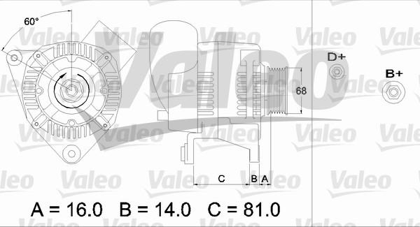 Valeo 436388 - Генератор vvparts.bg