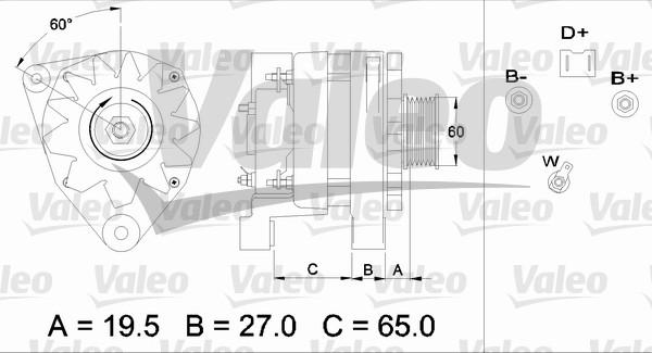 Valeo 436335 - Генератор vvparts.bg