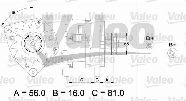 Valeo 436330 - Генератор vvparts.bg