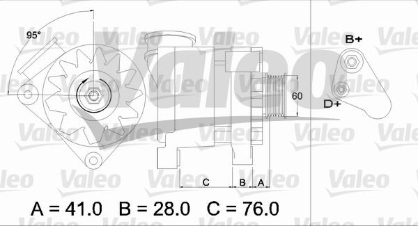 Valeo 436332 - Генератор vvparts.bg