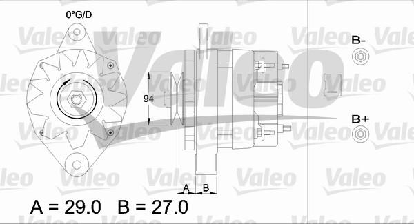 Valeo 436374 - Генератор vvparts.bg