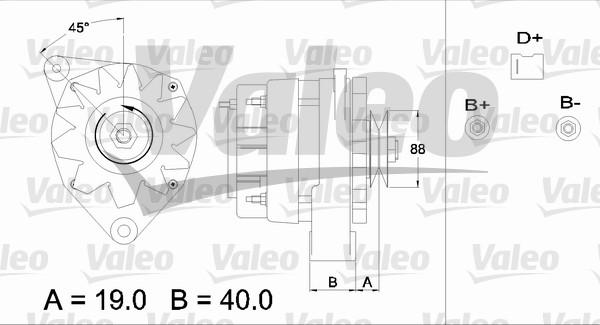 Valeo 436373 - Генератор vvparts.bg