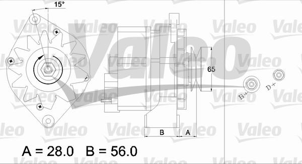 Valeo 436295 - Генератор vvparts.bg