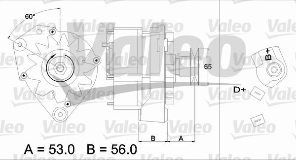 Valeo 436291 - Генератор vvparts.bg