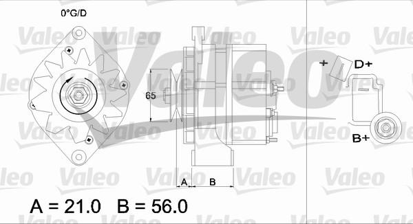 Valeo 436297 - Генератор vvparts.bg