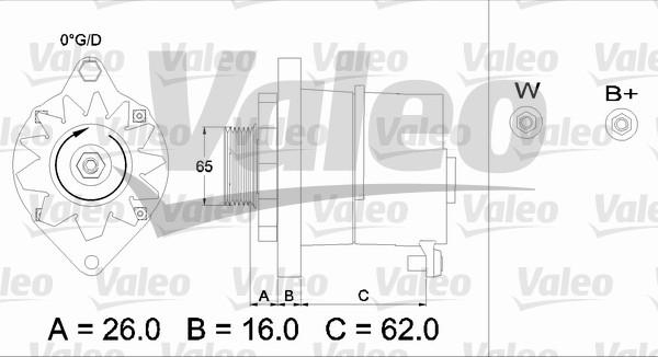 Valeo 436241 - Генератор vvparts.bg