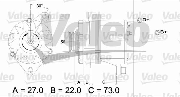 Valeo 436242 - Генератор vvparts.bg