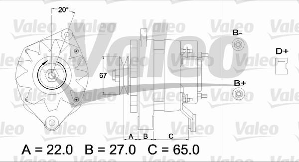 Valeo 436247 - Генератор vvparts.bg