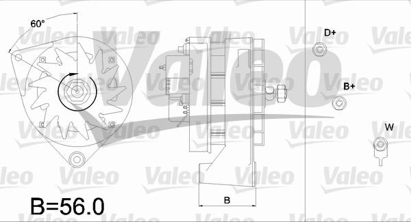 Valeo 436265 - Генератор vvparts.bg