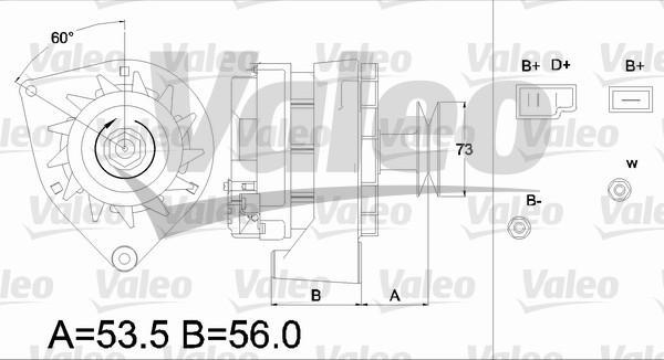 Valeo 436208 - Генератор vvparts.bg