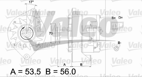 Valeo 436215 - Генератор vvparts.bg