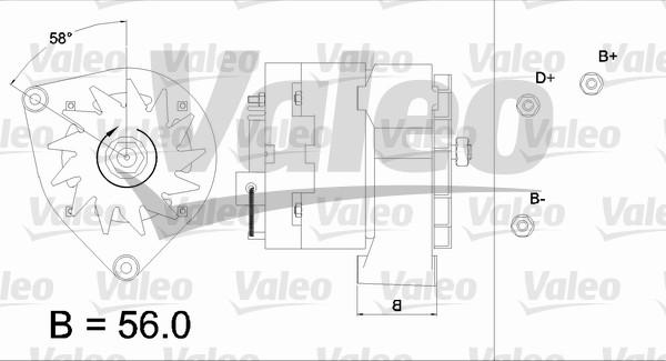 Valeo 436211 - Генератор vvparts.bg