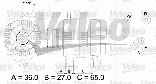 Valeo 436285 - Генератор vvparts.bg