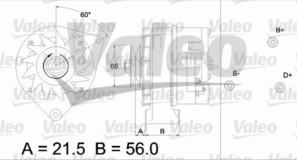 Valeo 436286 - Генератор vvparts.bg