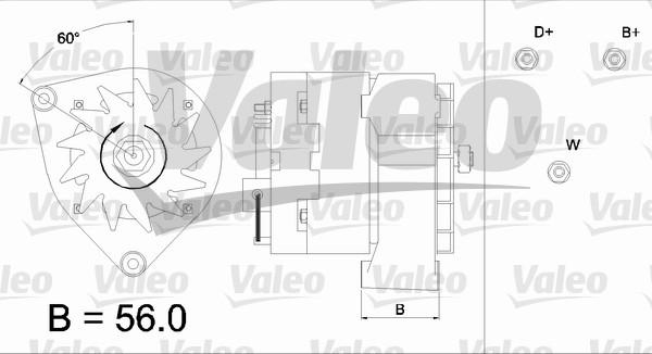 Valeo 436288 - Генератор vvparts.bg