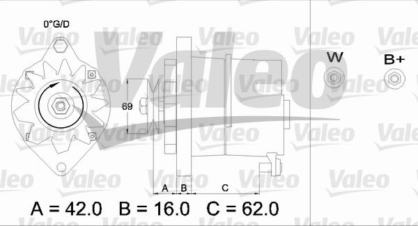 Valeo 436239 - Генератор vvparts.bg