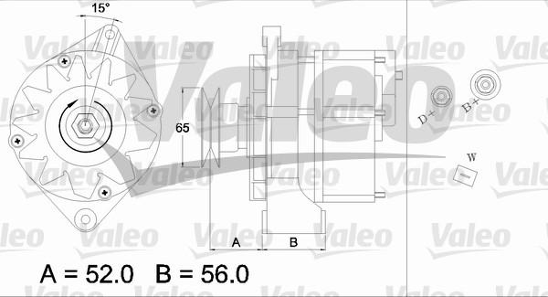 Valeo 436225 - Генератор vvparts.bg