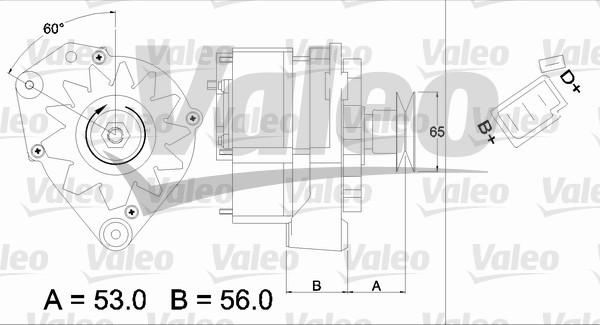 Valeo 436220 - Генератор vvparts.bg