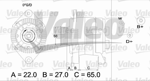 Valeo 436275 - Генератор vvparts.bg