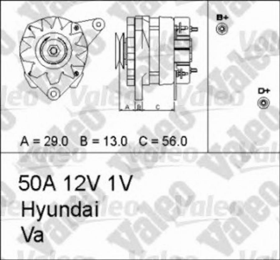 Valeo 436747 - Генератор vvparts.bg