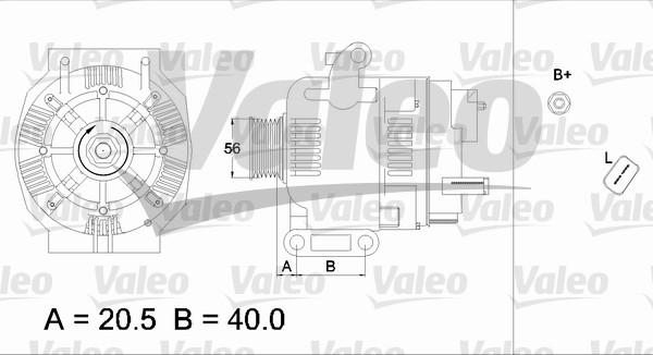 Valeo 436750 - Генератор vvparts.bg