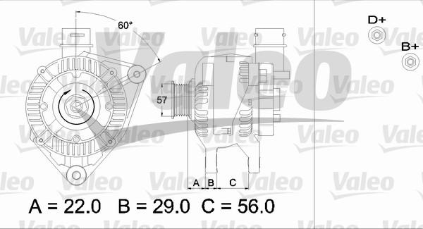 Valeo 436751 - Генератор vvparts.bg