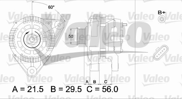 Valeo 436753 - Генератор vvparts.bg