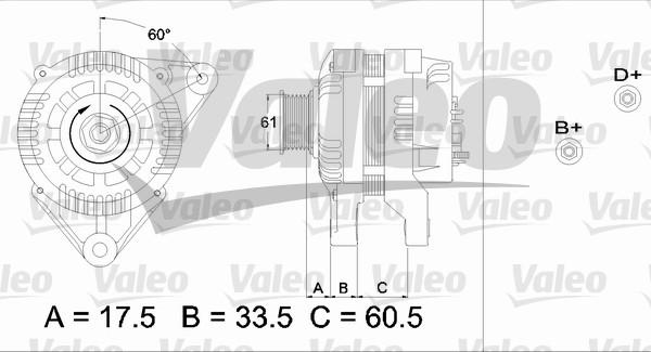 Valeo 436719 - Генератор vvparts.bg