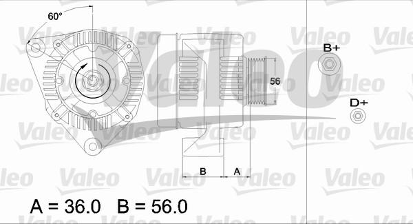 Valeo 436718 - Генератор vvparts.bg