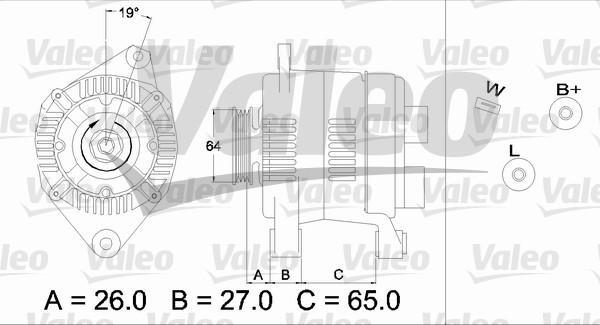 Valeo 436737 - Генератор vvparts.bg