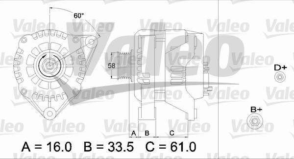 Valeo 436720 - Генератор vvparts.bg