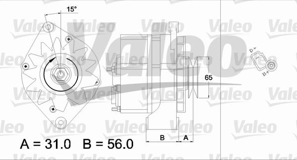 Valeo 436722 - Генератор vvparts.bg