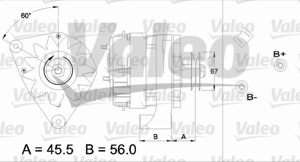 Valeo 433440 - Генератор vvparts.bg