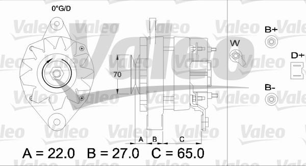 Valeo 433462 - Генератор vvparts.bg