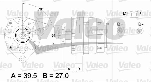 Valeo 433414 - Генератор vvparts.bg