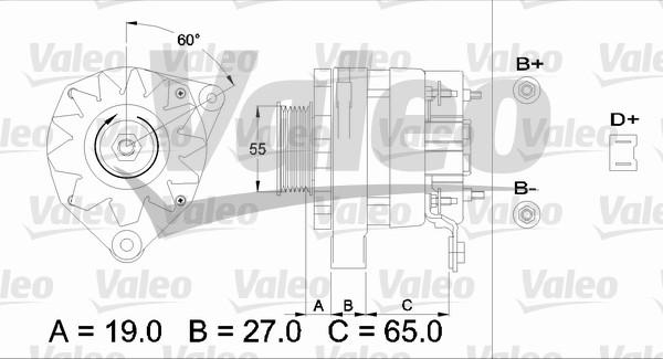 Valeo 433489 - Генератор vvparts.bg