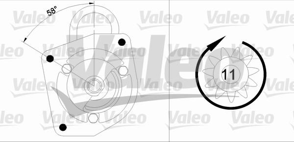 Valeo 433301 - Стартер vvparts.bg