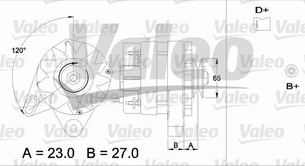 Valeo 433387 - Генератор vvparts.bg