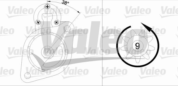 Valeo 433334 - Стартер vvparts.bg