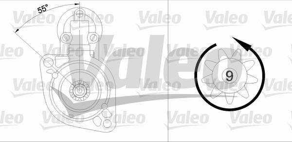 Valeo 433335 - Стартер vvparts.bg