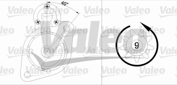 Valeo 433336 - Стартер vvparts.bg