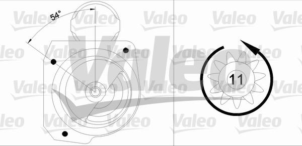 Valeo 433327 - Стартер vvparts.bg