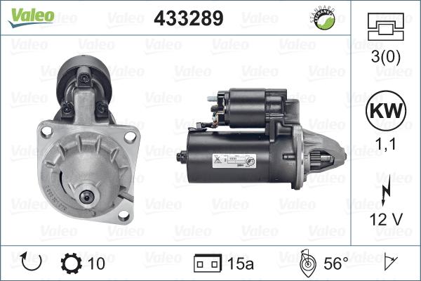 Valeo 433289 - Стартер vvparts.bg