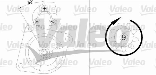 Valeo 433282 - Стартер vvparts.bg